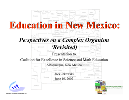 Education in New Mexico