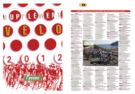 Les Principales Courses Du Calendrier 2012