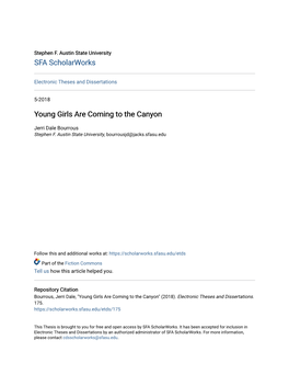 Young Girls Are Coming to the Canyon