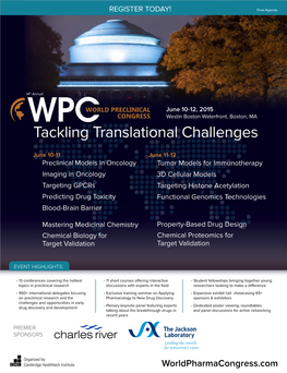 Tackling Translational Challenges