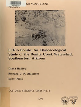 El Rio Bonito : an Ethnoecological Study of the Bonita Creek