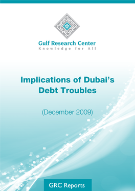 Implications of Dubai's Debt Troubles