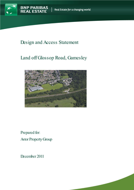 Gamesley Design Access Statement 160811 FINAL