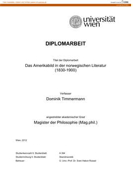 Diplomarbeit