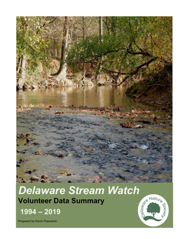 Delaware Streamwatch Volunteer Data Summary