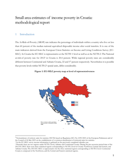 Small Area Estimates of Income Poverty in Croatia: Methodological Report