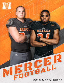 Mercer Bears 1 @Mercerfootball Table of Contents