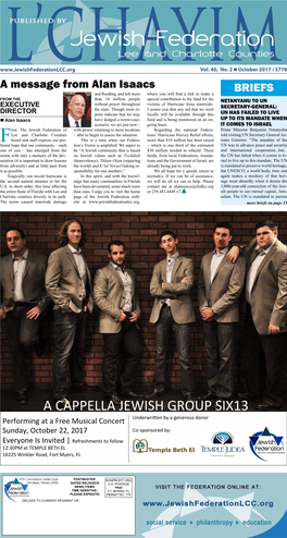 A Cappella Jewish Group Six13