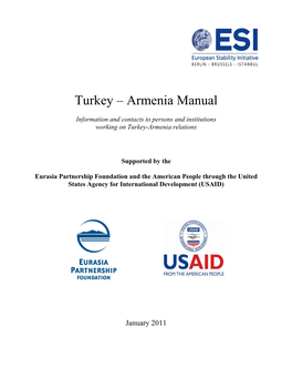 Turkey – Armenia Manual