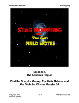 Field Notes - Episode 5 Star Hopping