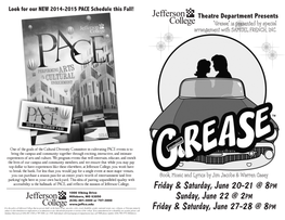 Friday & Saturday, June 20-21 @ 8Pm Sunday, June 22 @ 2Pm Friday