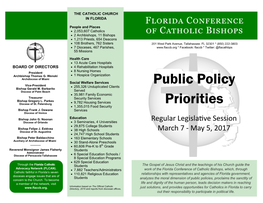 Public Policy Priorities