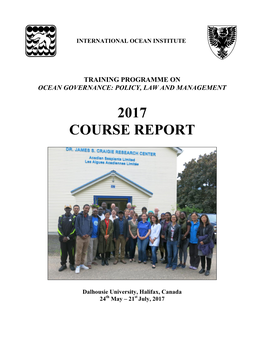 2017 Course Report