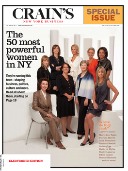 The 50 Most Powerful Women in NY