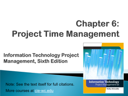 Information Technology Project Management, Sixth Edition