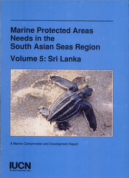Marine Protected Area Needs in the South Asian Seas Region: Sri Lanka
