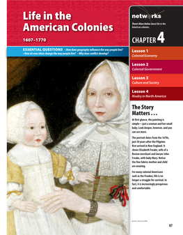 Life in the American Colonies American Colonies