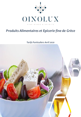Produits Alimentaires Et Epicerie Fine De Grèce