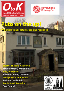 Pubs on the Up! Wakefield’S Pubs Refurbished and Reopened