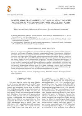 Steciana Doi:10.12657/Steciana.018.016 ISSN 1689-653X