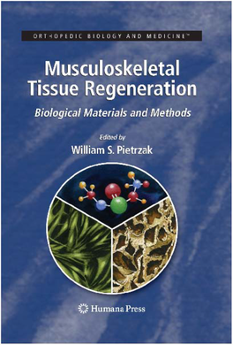 Musculoskeletal Tissue Regeneration Orthopedic Biology and Medicine