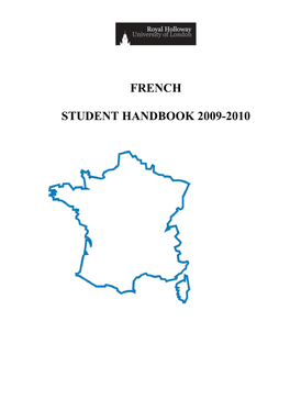 French Student Handbook 2009-2010