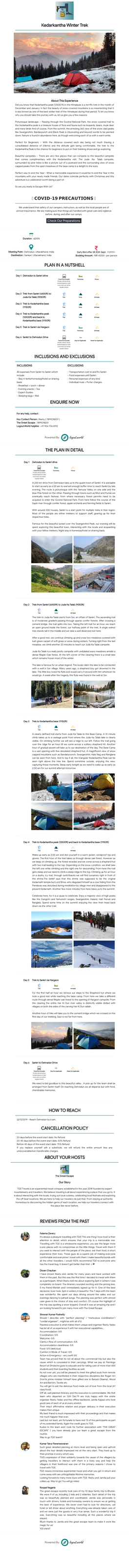 Kedarkantha Winter Trek