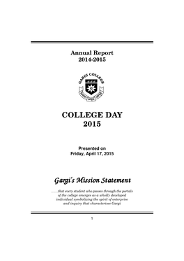 Gargi College Day-2015 Final