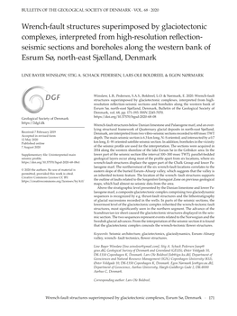 Wrench-Fault Structures Superimposed by Glaciotectonic Complexes, Interpreted from High-Resolution Reflection