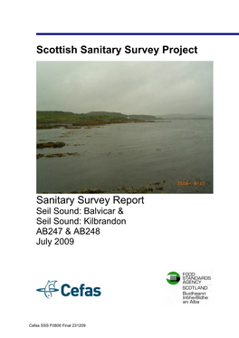 Scottish Sanitary Survey Project