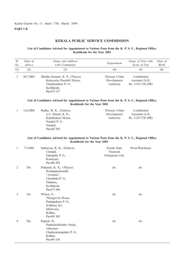 Gaz. No. 11 PART IB