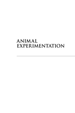 Animal Experimentation AI Animal Experim