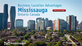 Business Location Advantages Mississauga Ontario Canada