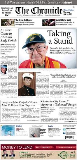 Trial: More Witnesses Identify Rick Riffe at Crime Scenes / Main 6 Local Homes Are $1 Labors of Love Midweek Edition for Petersons / Thursday, Oct