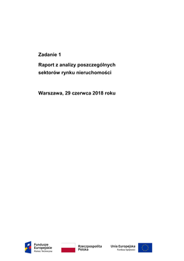 Zadanie 1 Raport Z Analizy Poszczególnych Sektorów Rynku