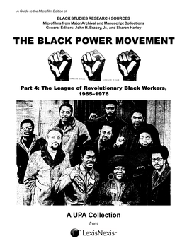 Part 4: the League of Revolutionary Black Workers, 1965–1976
