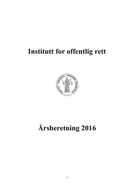 Årsrapport IOR 2016