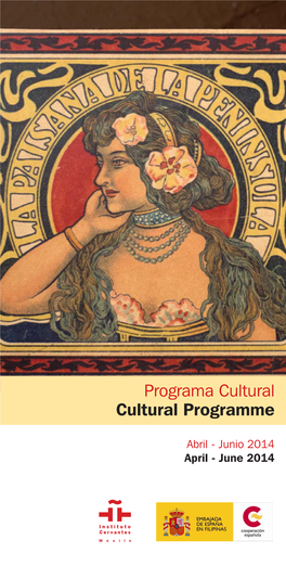 Programa Cultural Cultural Programme