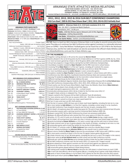 2017 A-STATE FB GAME NOTES Layout 1