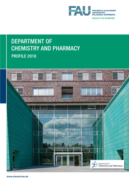 Department of Chemistry and Pharmacy Profile 2018
