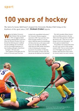 100 Years of Hockey