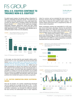 Will U.S. Equities Continue to Trounce Non-U.S. Equities? 2