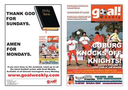 Soccer Hotlines & Heaps More! and Still Available from All Good Newsagents Every Monday