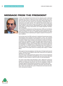 Message from the President CDR OCTOBER 2015