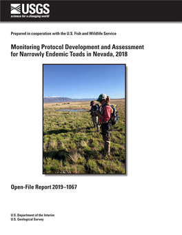 OFR 2019–1067: Monitoring Protocol Development and Assessment For
