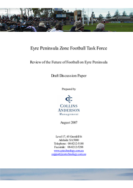 Eyre Peninsula Zone Football Task Force