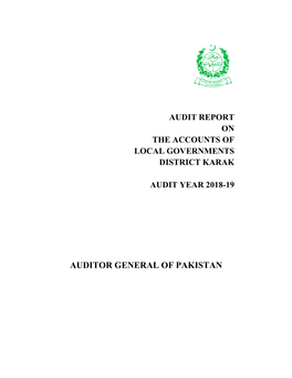 AR, Local Govt Karak 2018-19.Pdf