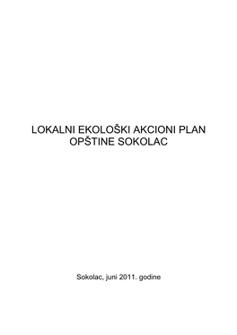 Lokalni Ekološki Akcioni Plan Opštine Sokolac