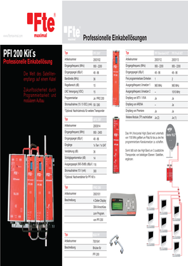 PFI 200 Kit´S