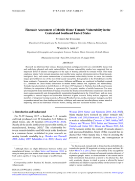 Finescale Assessment of Mobile Home Tornado Vulnerability in the Central and Southeast United States